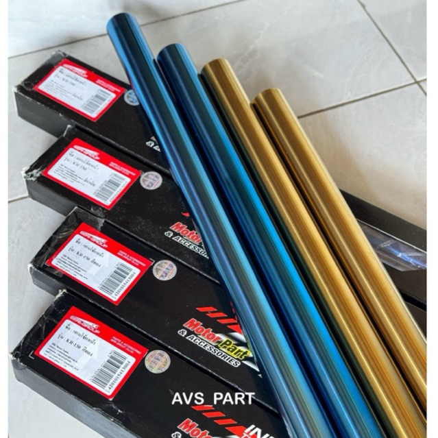AS SHOCK 33mm BLUE GOLD INNER TUBE ORIGINAL AS SKOK 33mm Ninja R / SS Ninja RR ORIGINAL THAILAND