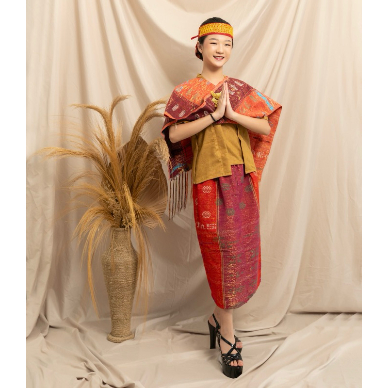 Tradisional Batak Adat Pakaian Tradisional Batak Baju Adat Batak Toba Couple Ulos Model Panjang dan 