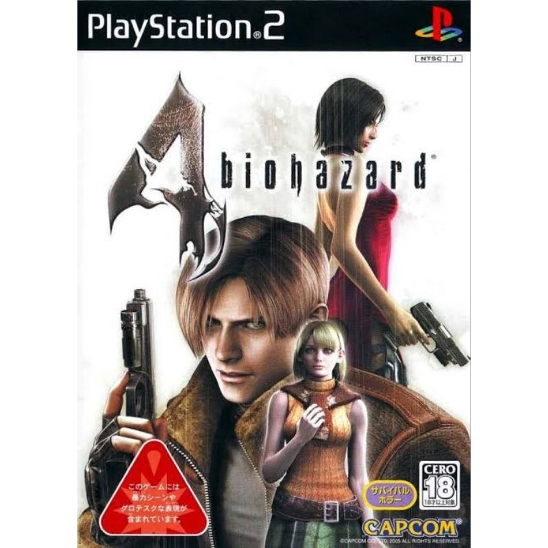 KASET PS2 DVD PS 2 Resident Evil 4 Biohazard 4 Original Jpn RE 4