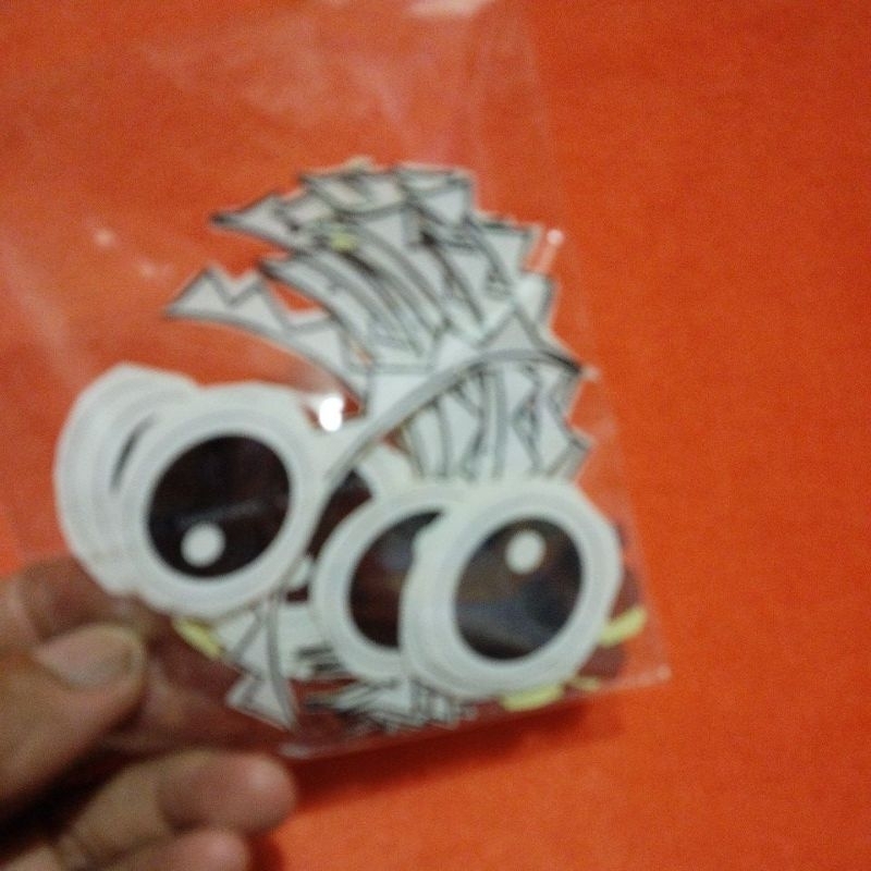

Stiker Arumanis Labubu potongan gunting manual bukan mesin cutting