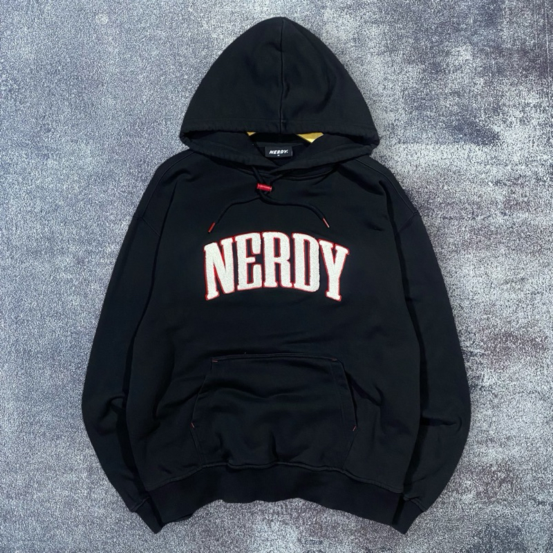 Hoodie Nerdy Second Original Full Tag / Hoodie Pria / Hoodie Wanita / Hoodie Oversize