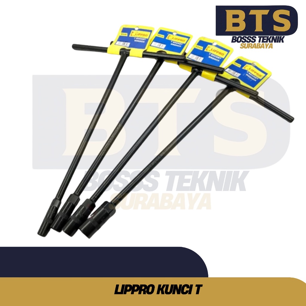 Lippro Kunci T Socket / Kunci Sok T / Kunci T Sock LIPPRO Kunci Sok T 8 10 12 14 mm SATUAN - Sock So
