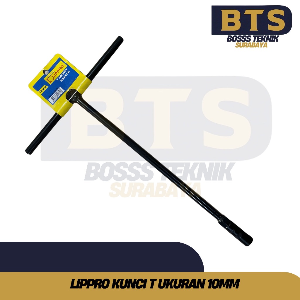 Lippro Kunci T Socket 10 Mm / Kunci Sok T / Kunci T Sock LIPPRO Kunci Sok T 10 mm SATUAN - Sock Sock