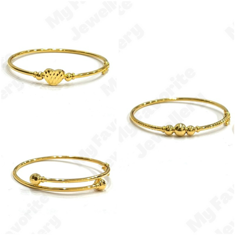 Gelang Bangle Anak EMAS Kadar 700 16K