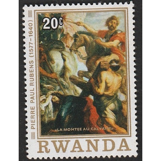 

A 12131 SATU BUAH PRANGKO RWANDA NOMINAL 20C TEMA LUKISAN PIERRE PAUL RUBENS 1577-1640 DENGAN KONDISI BELUM ADA CAP