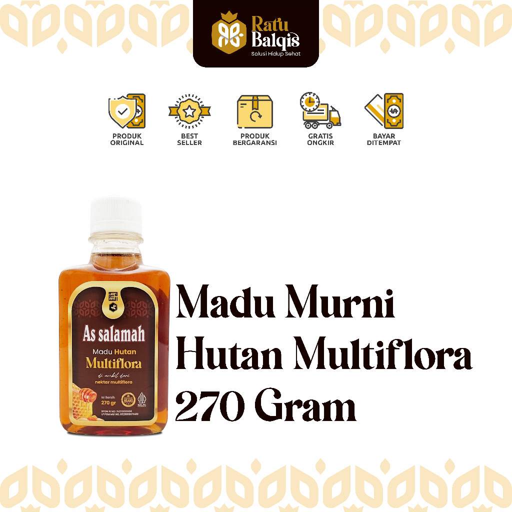 

Madu Hutan Multiflora As Salamah 270 Gram Original