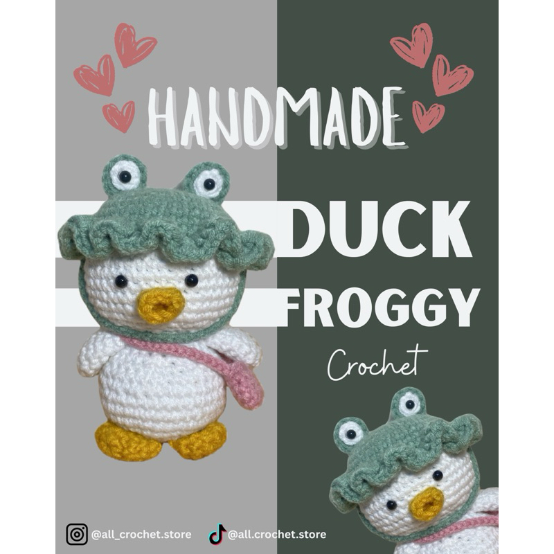 DUCK FROGGY HAT CROCHET