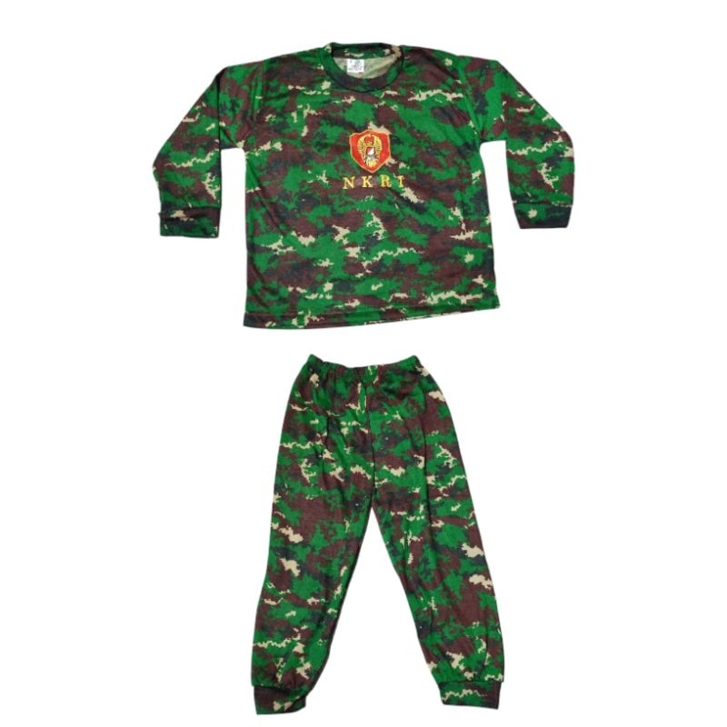 baju anak laki laki perempuan loreng NKRI // setelan anak laki laki perempuan loreng NKRI
