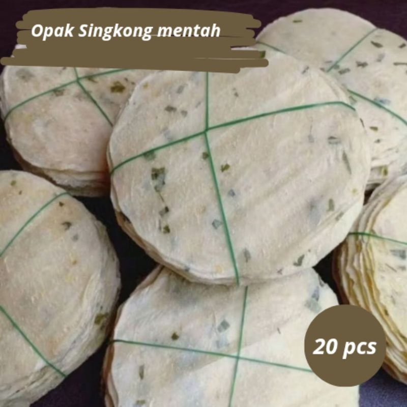 

[ANS] 20pcs Opak Singkong Mentah Tinggal Digoreng