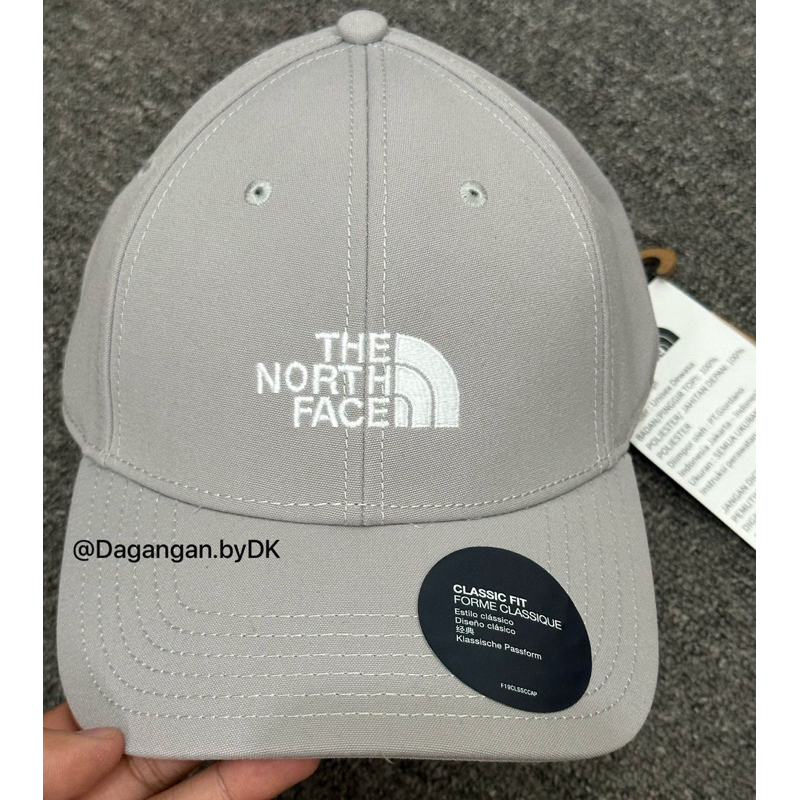 Topi The North Face Original 100% (Abu-Abu)