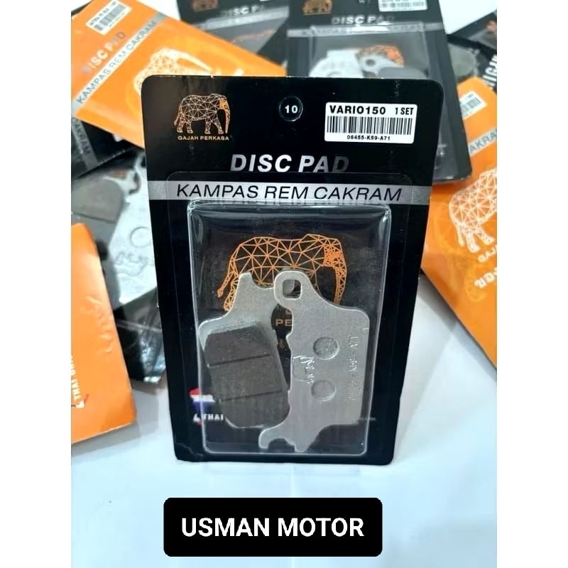 Discpad kampas Cakram Honda Vario 150Led Vario 125Led Grade A