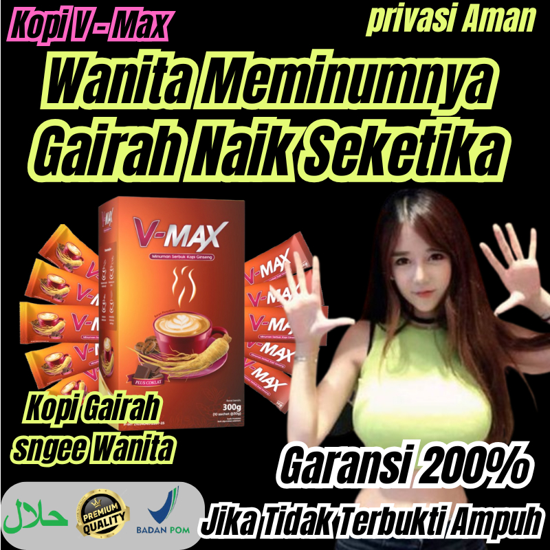 

V-MAX Kopi Gingseng Rasa Coklat kopi vmax kopi gairah wanita