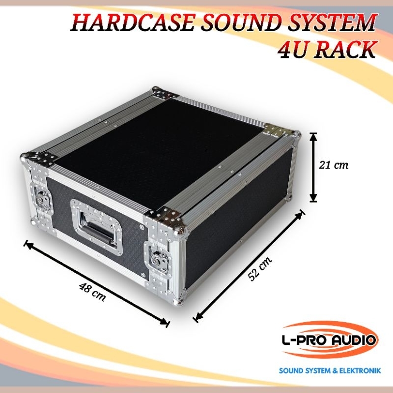 Hardcase asesoris 4U rak server sound system sound gear accesories 4U Rack