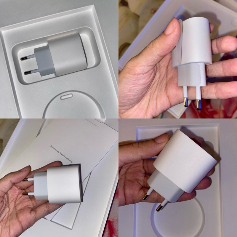( new segel ) adaptor type c apple original ibox bawaan ipad 20 watt
