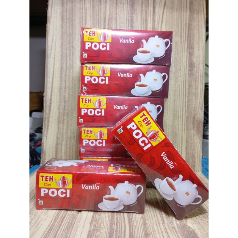 

Teh Celup Cap Poci Vanilla-Teh Poci Vanilla 25 pcs/Kantung Teh