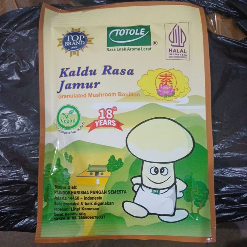 

totole kaldu rasa jamur 40gr original 100%