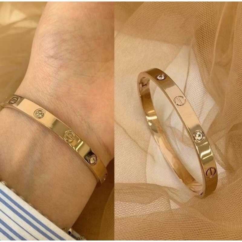 Gelang Titanium Anti Karat Aksesoris Wanita