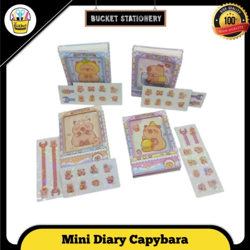 

Mini diary capybara plus magnet 10003
