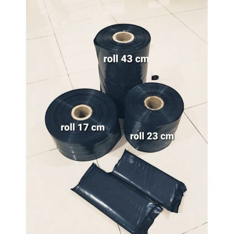 plastik packing hitam roll kwalitas super