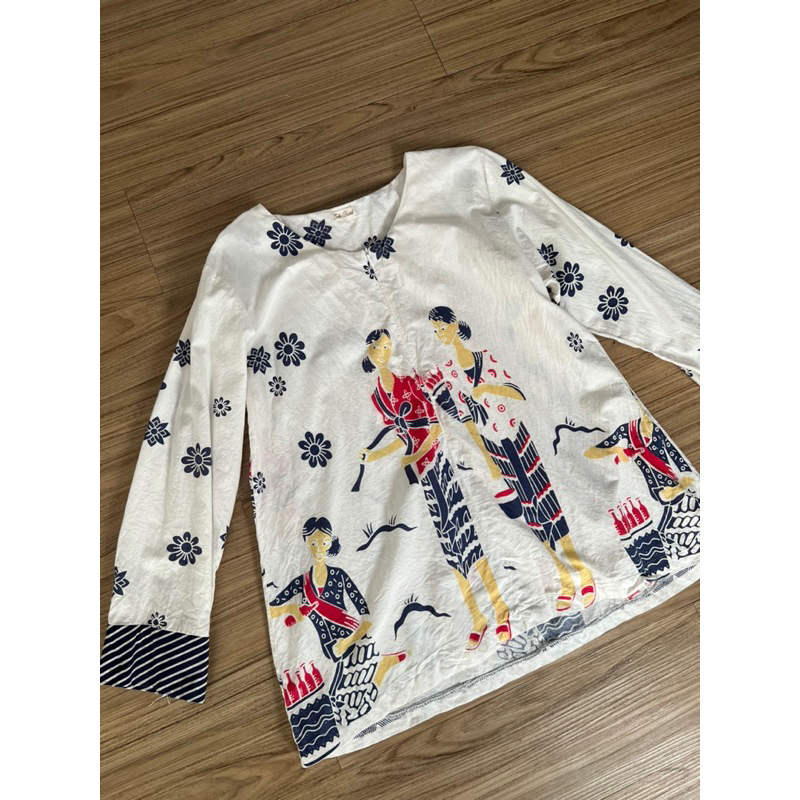 baju batik mbok jamu fit L