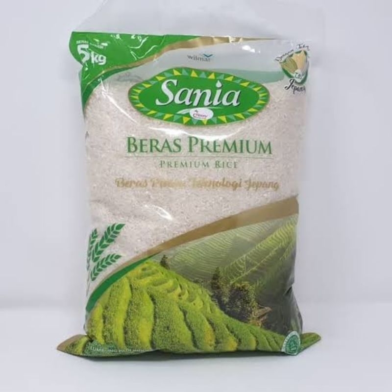 

beras sania 5kg putih punel
