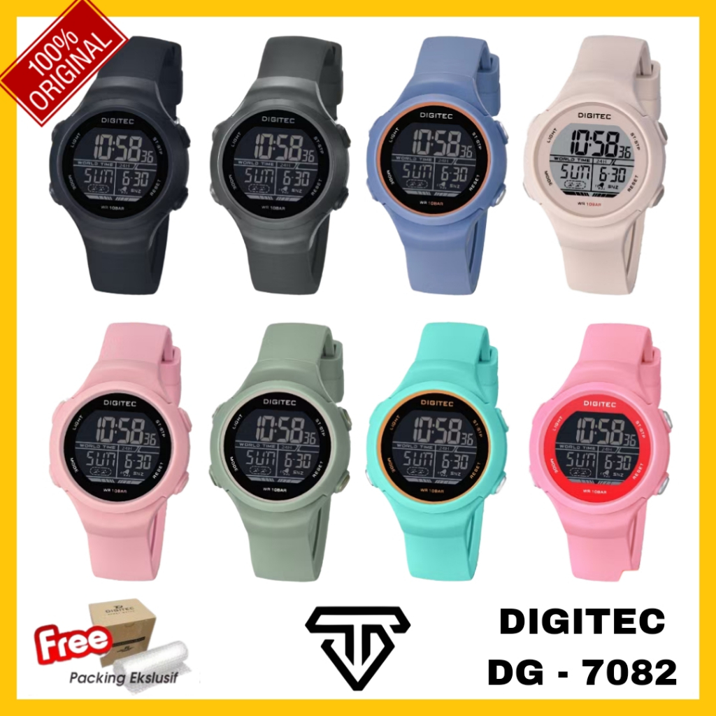 DIGITEC DG 7082 / DG-7082 / DG7082 Watch Jam Tangan ORIGINAL