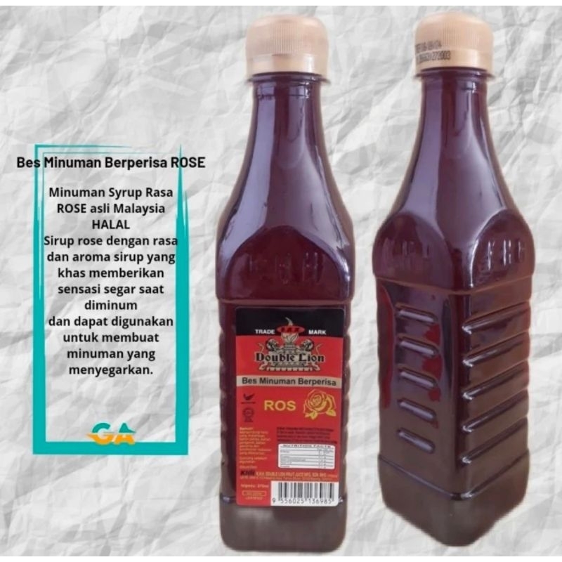 

Ros Sirup Malaysia rose 375ml Double Lion