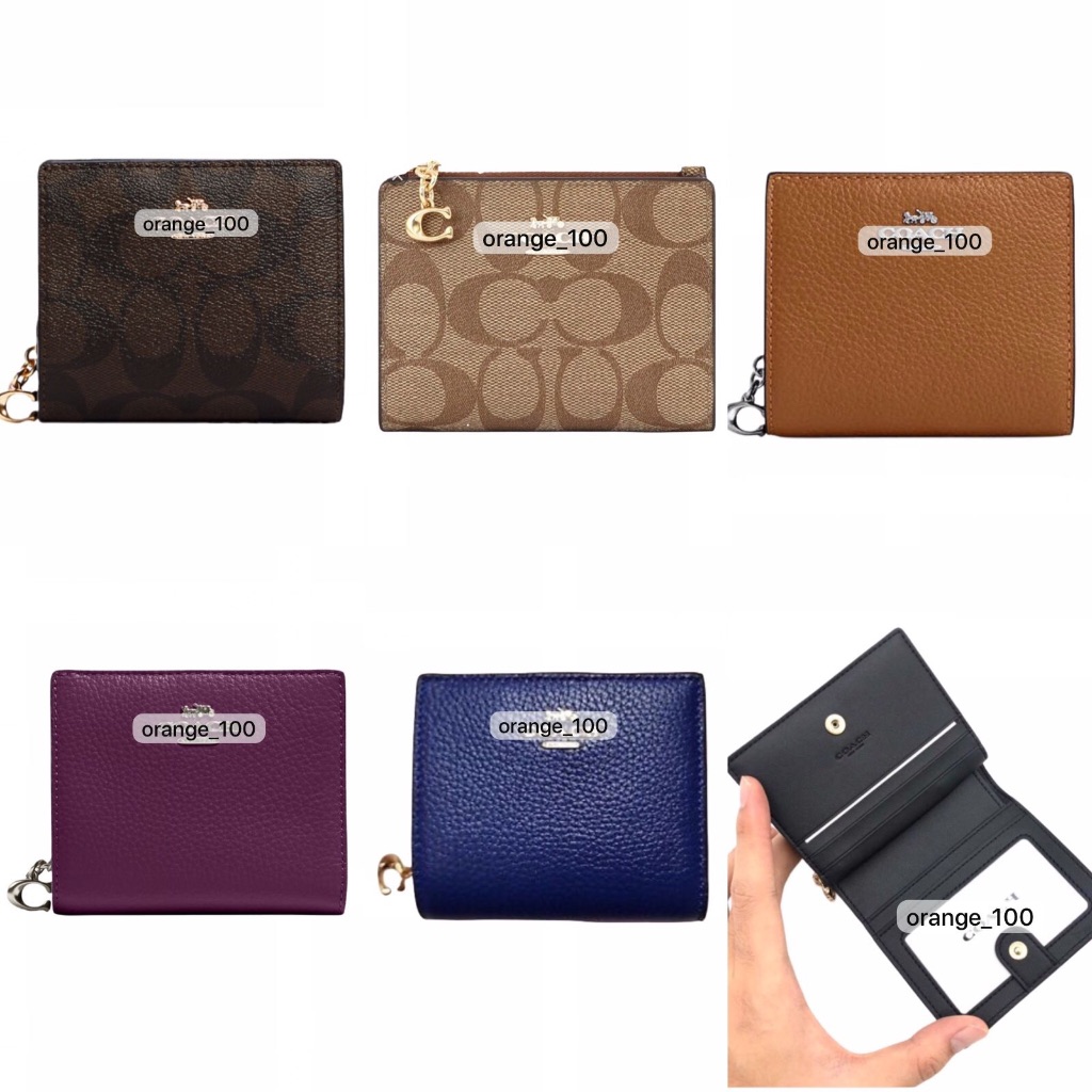 DOMPET WANITA CO SNAP CARD CASE BIFOLD WALLET ORIGINAL