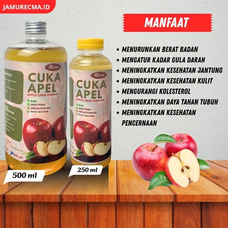 

Cuka apel Recma premium 500ml with mother