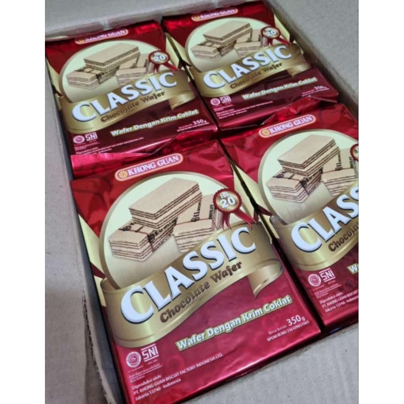 

Khong Guan Classic Chocolate Wafer 4 Pack @350/Pack