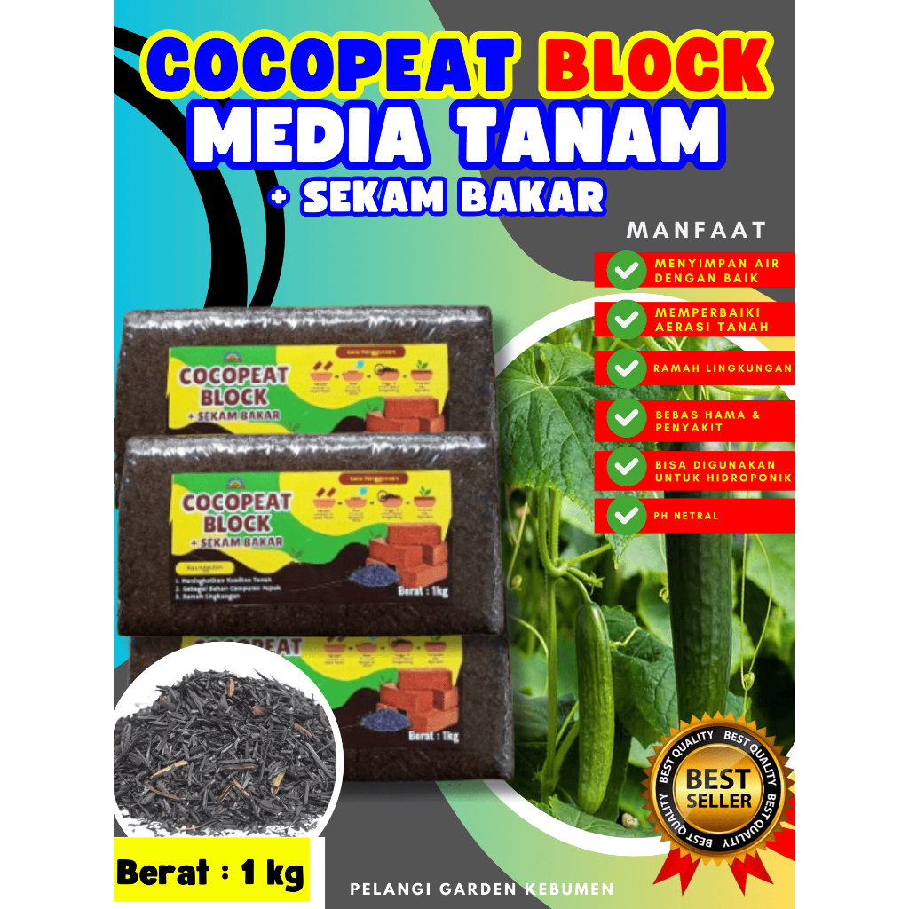 PALING LARIS  Cocopeat Kasar, Cocopeat Kering