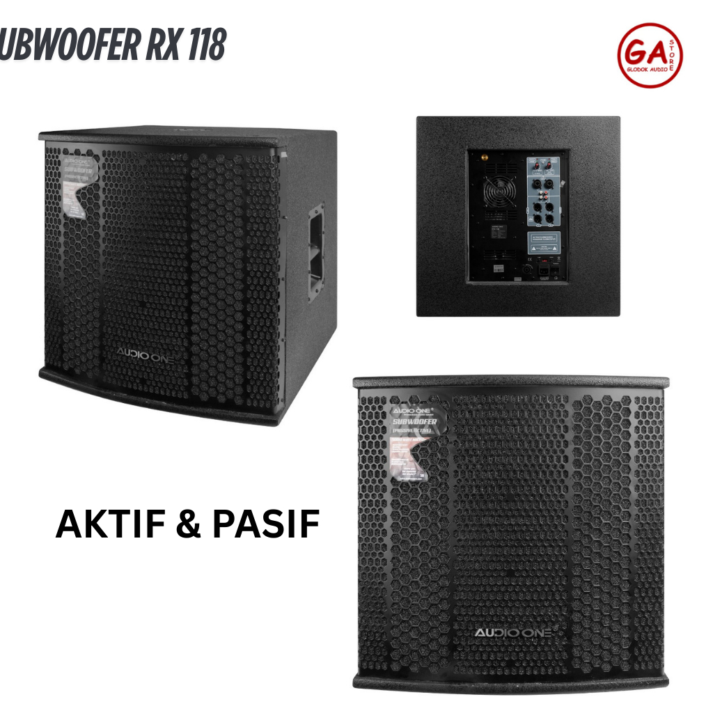 Subwoofer Audio One Turbo RX 118 Aktif Pasif  Subwoofer Lapangan Murah Horeg 18inch | GA