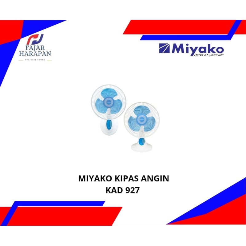 MIYAKO KIPAS ANGIN STAND KECIL 9 INCH KAD 927