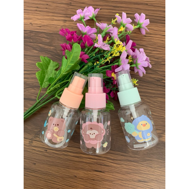 Botol Pump Karakter 50ML / Botol Pump Lotion / Botol Pump Isi Ulang 50ML