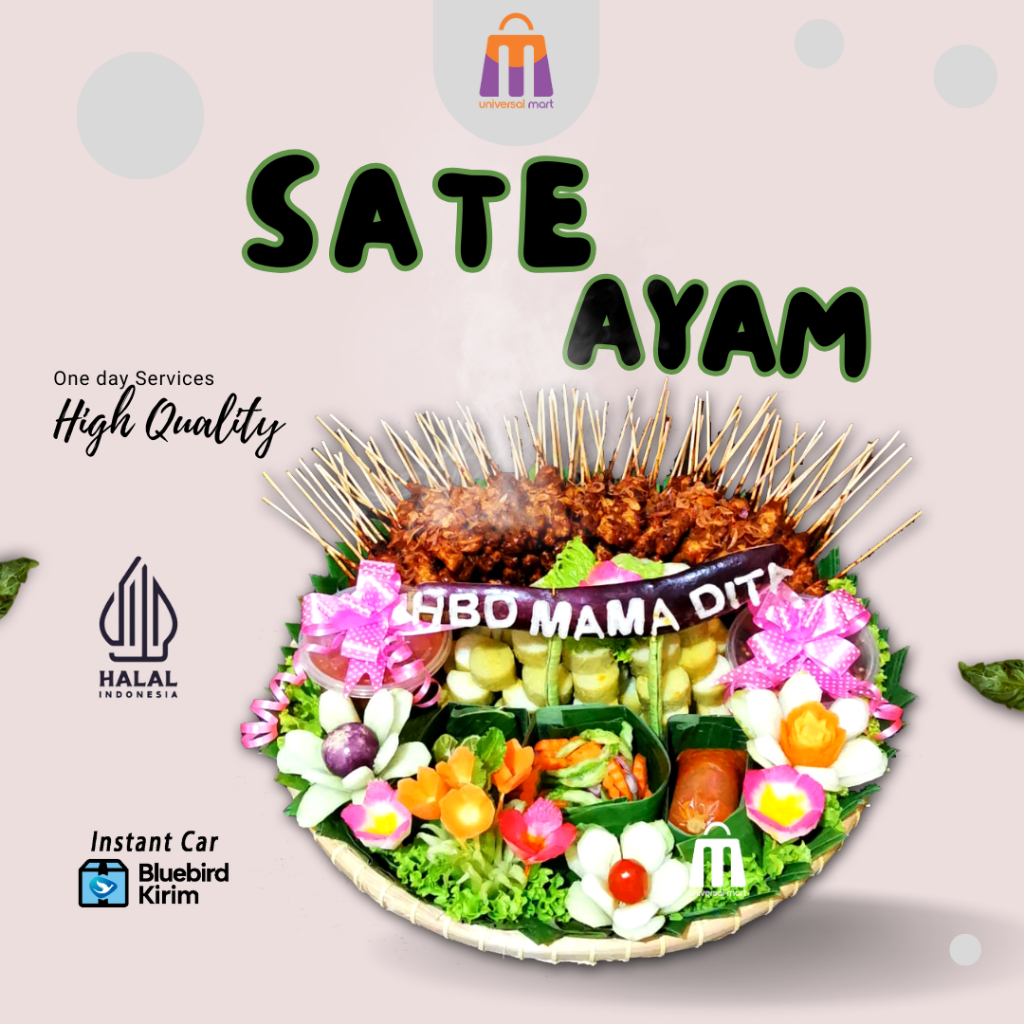 

Tumpeng Sate Ayam Sate Tampah Porsi Bervariasi