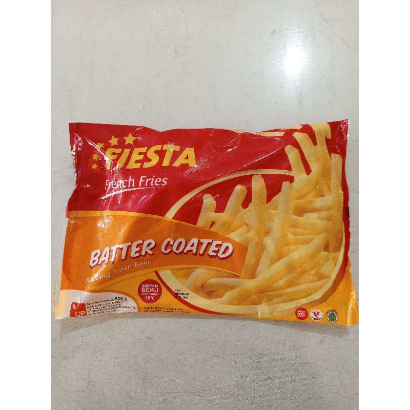 

FIESTA Kentang Shoestring Batter Coated 500g