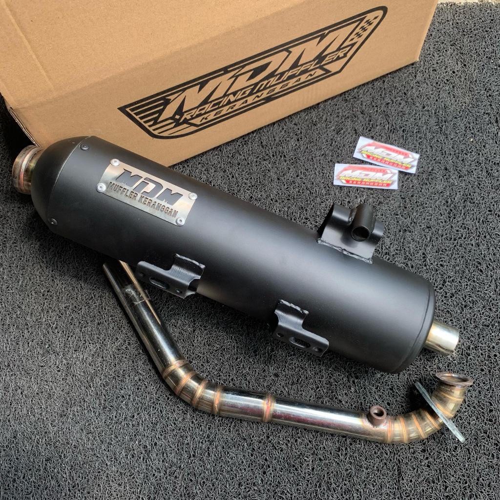 Knalpot MDM Knalpot Set Vario 160 out 45 Inlet 28-32 Sarfull / Sarteng / 1/4