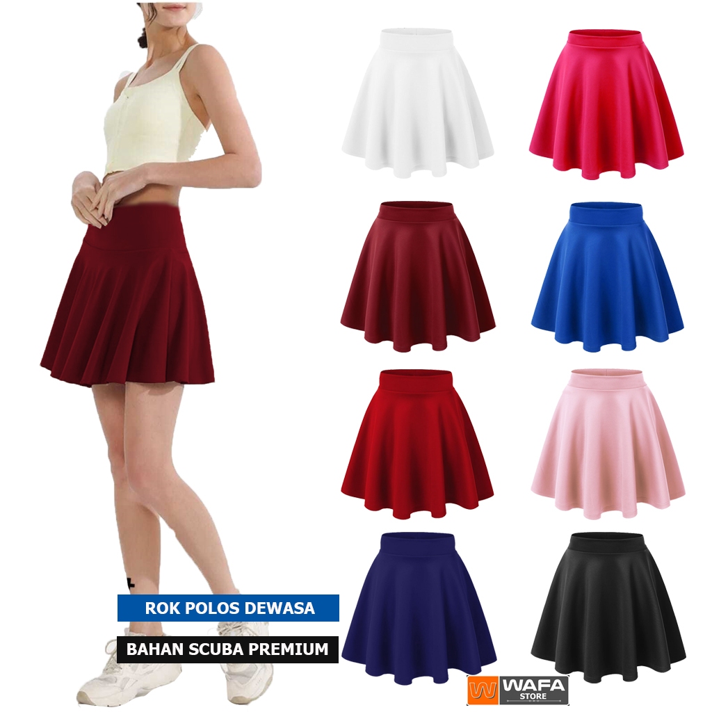 Rok Pendek Wanita, Rok  Korea, Rok Pendek Jumbo, Rok Mini SKIRT, Rok Senam Aerobic, Rok Zumba