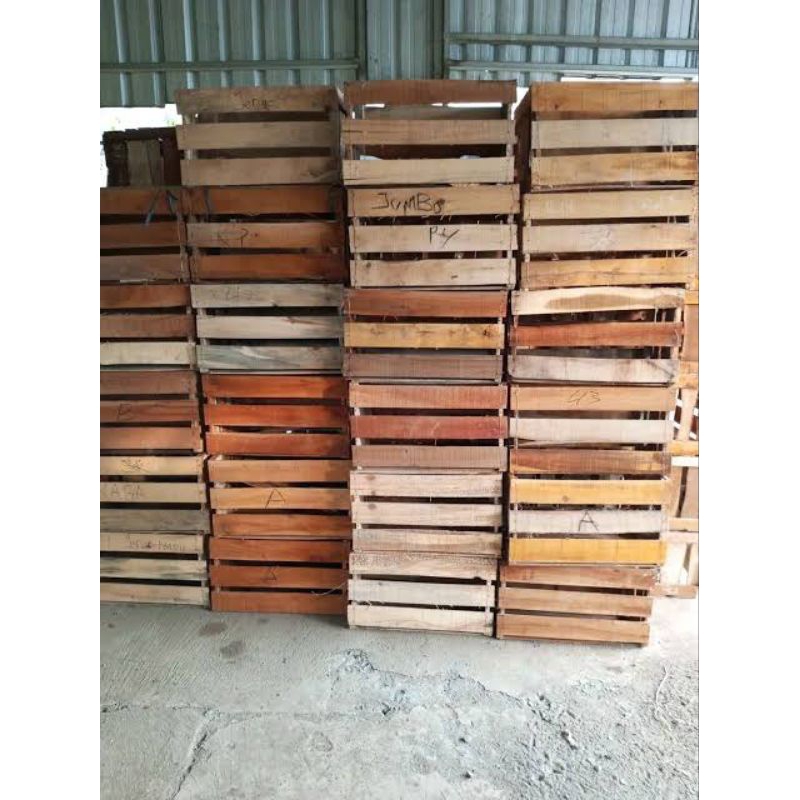 KOTAK PETI KAYU BEKAS BUAH NAGA