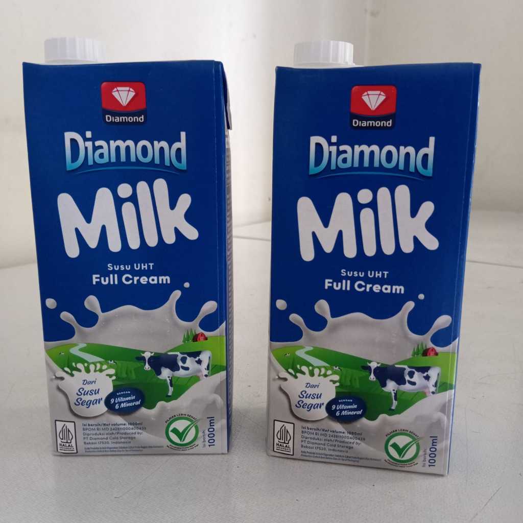 

Susu Full Cream UHT Diamond 1000ml