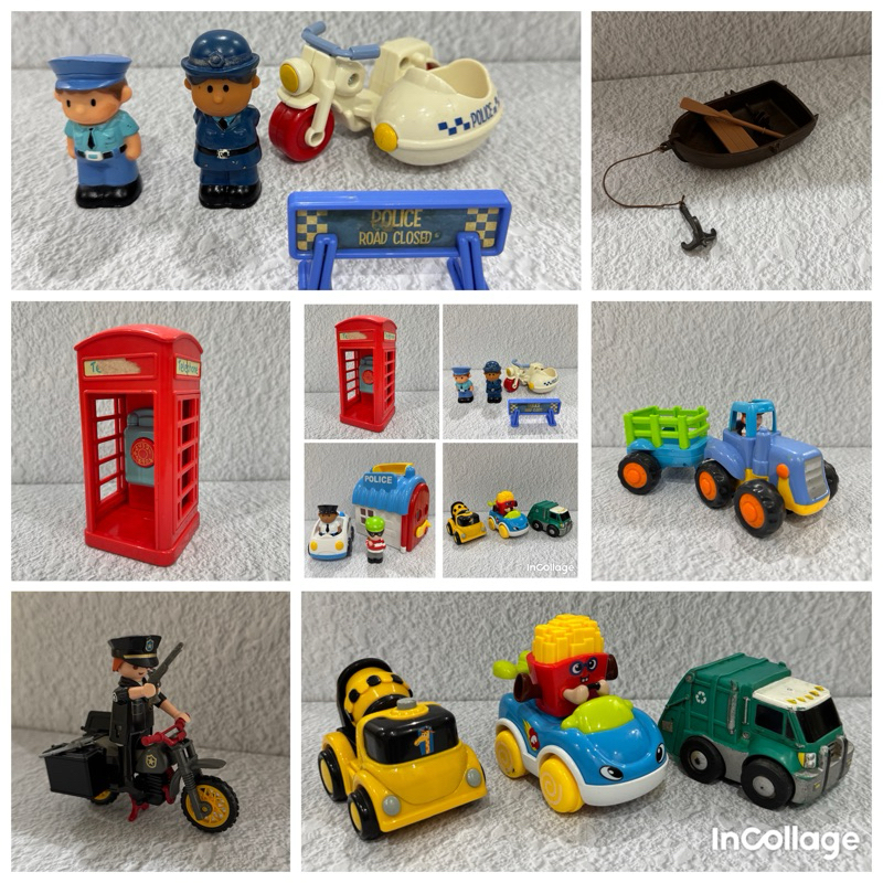 Elc telephone london - police station - police set - tractor preloved
