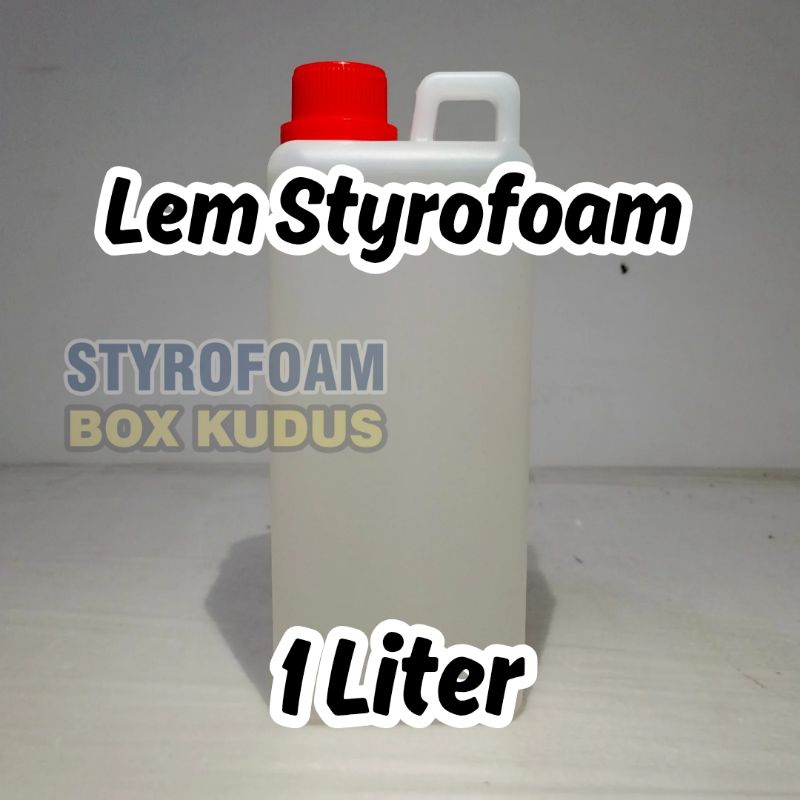

(1 LITER) Lem Styrofoam / Styrofoam Glue Kuat Rekat Cepat Kering Sterofom Sterofoam Styrofom Perekat Dekor Dekorasi 1 LITER 1L 1 L