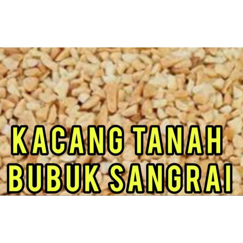 

BUBUK KACANG TANAH SANGRAI MURNI RP 8.500 / 250 GRAM