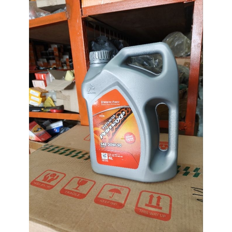 PERTAMINA OLI PRIMA XP 20W-50 4 LITER OLI MESIN BENSIN PERTAMINA 4 LITER
