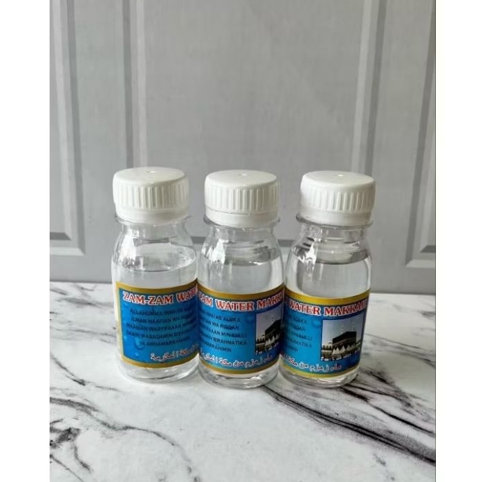 

Air Zam-Zam 65-70ml | Oleh-Oleh Haji dan Umroh
