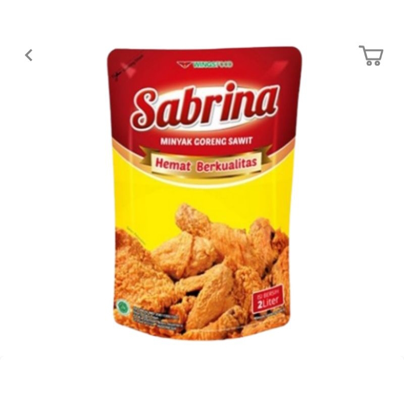 

Minyak Goreng Sabrina poch 1L