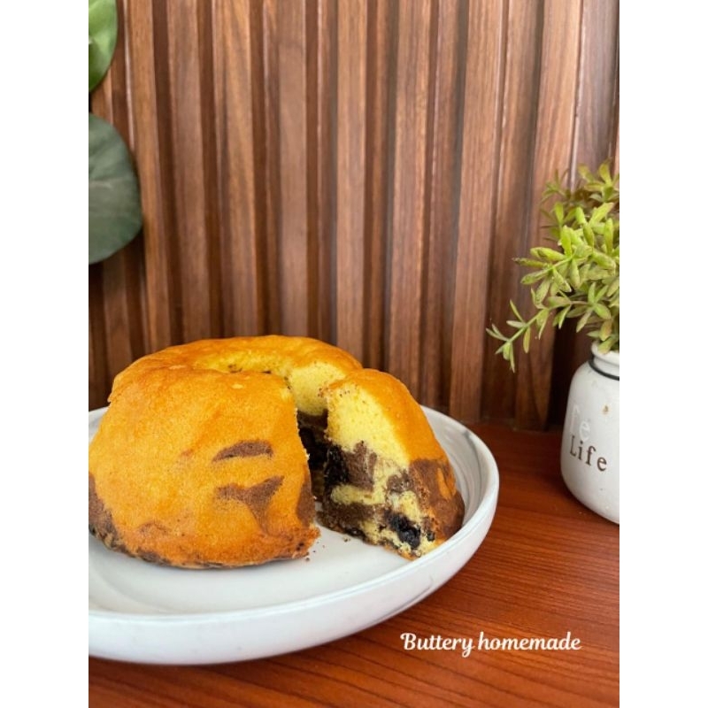 

BUTTERY MINI MARMER CAKE | BROWNIES MARMER CAKE