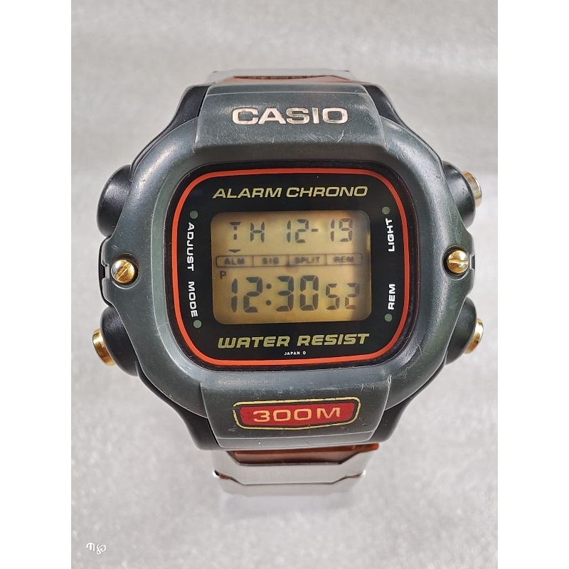 Jam Tangan Casio DW-340 DW 340 DW340 Original Asli Gold Edisi