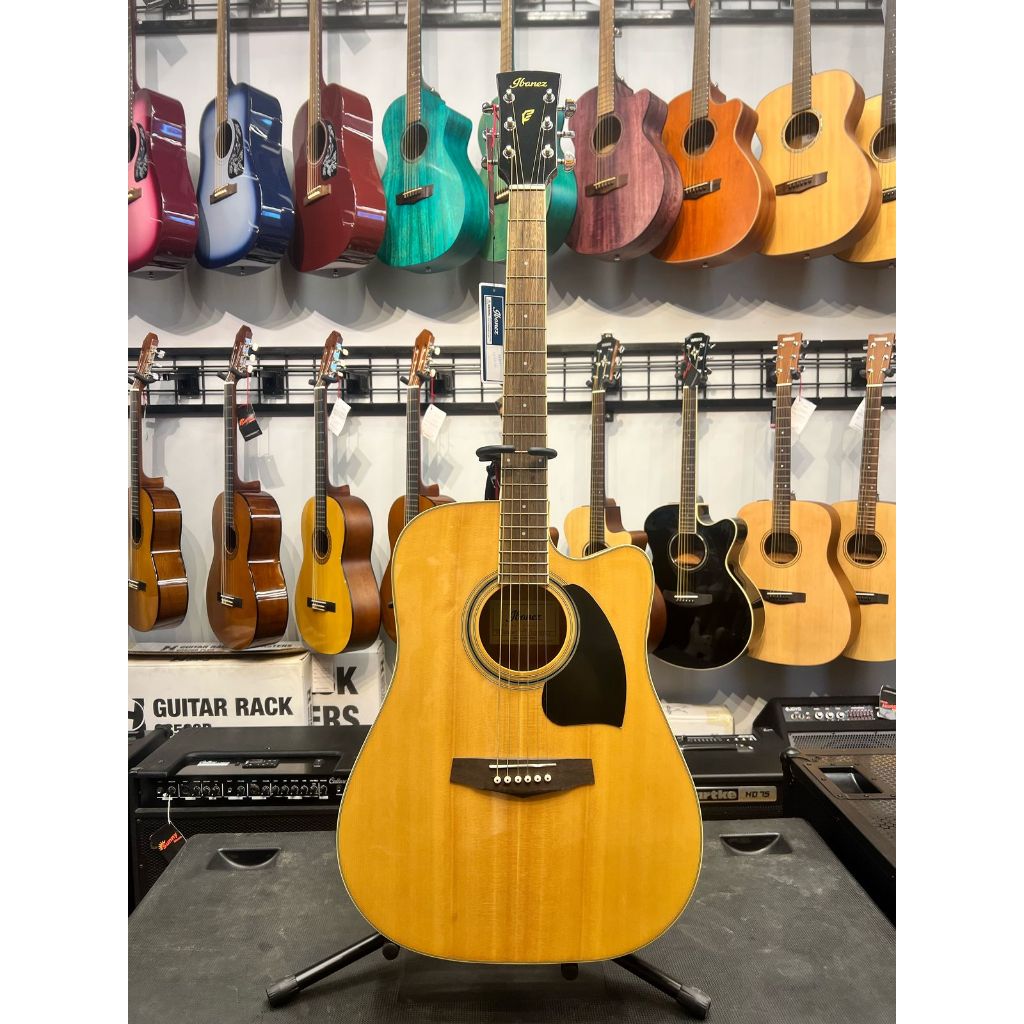Gitar Akustik Elektrik Ibanez PF15ECE Natural - Original