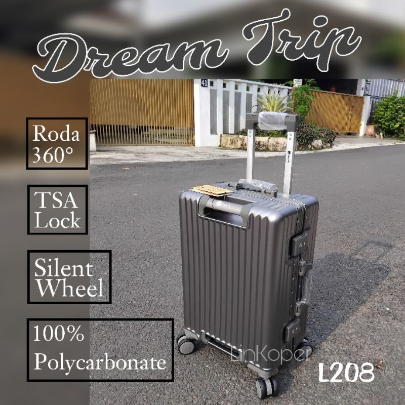 KOPER MERK DREAM KOPER L208 ORIGINAL 100%, ALUMINIUM FRAME 20 INCH / 24 INCH